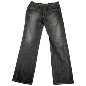 Agave Denim The Waterman Jeans Mens 36 Dark Washed Relaxed Straight Premium